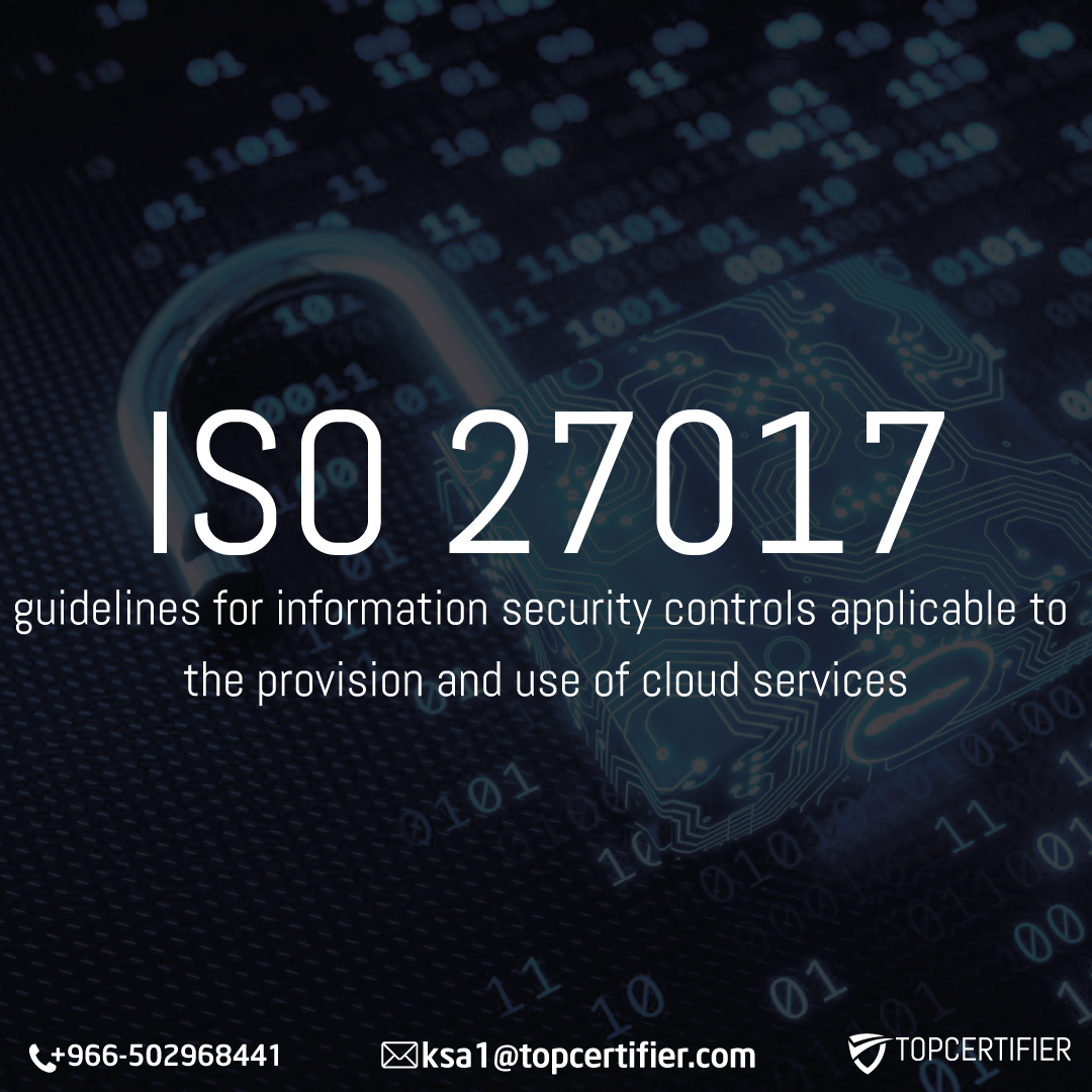 iso 27017 certification in Saudi Arabia